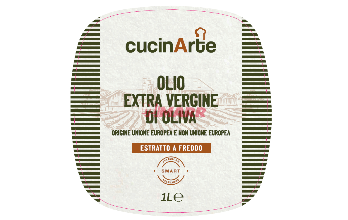 Olio Extra Vergine di Oliva Bottiglia 1 L CUCINARTE