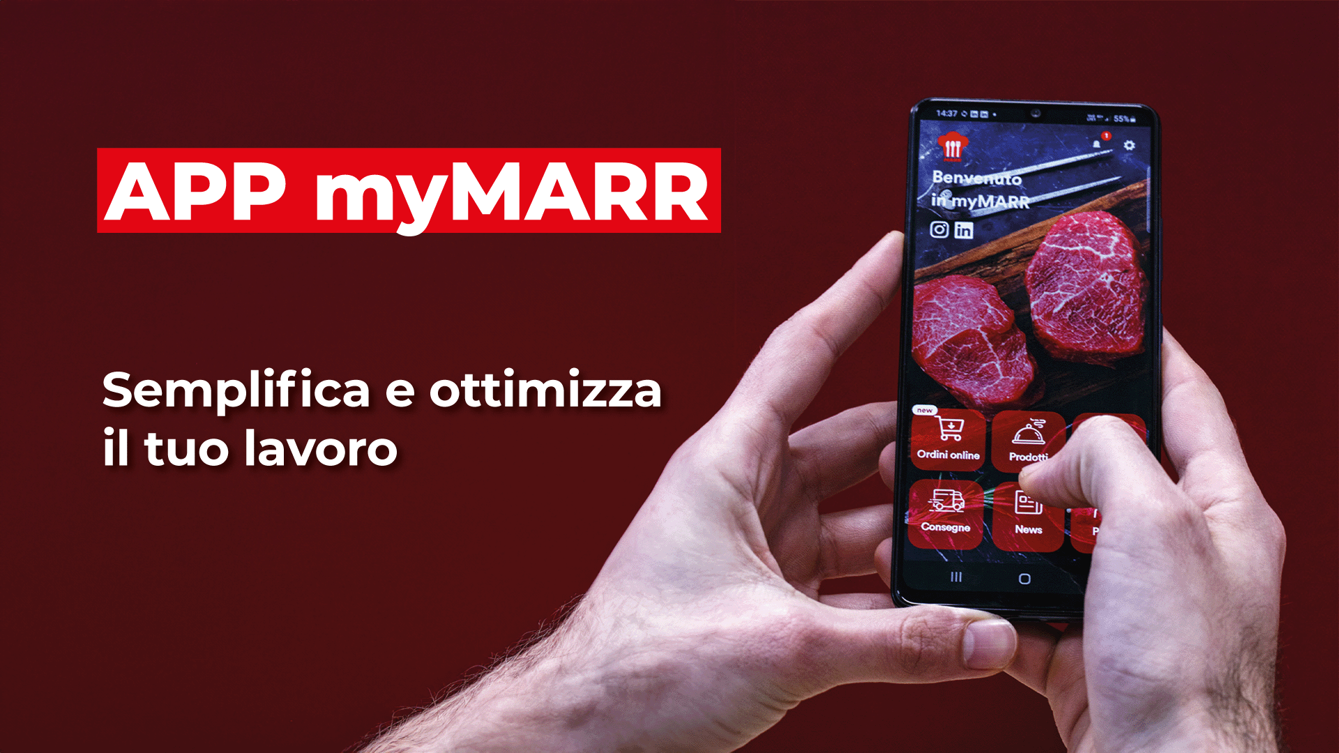 MARR:  app myMARR per gestire le attività di ristorazione
