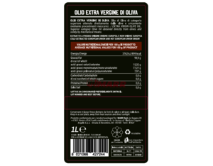 Olio Extra Vergine di Oliva Bottiglia 1 L CUCINARTE