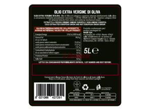 Olio Extra Vergine di Oliva PET 5 L CUCINARTE